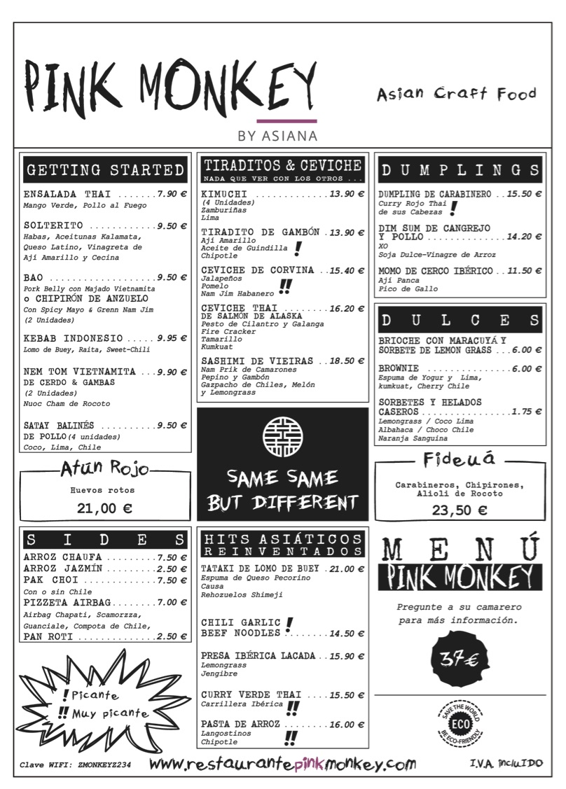 PINK MONKEY_MENU WEB