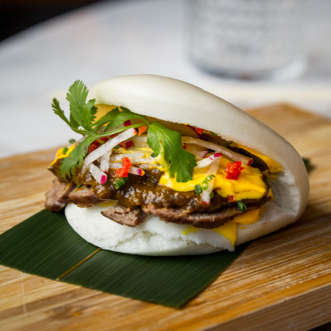 BAO DE PATO CON CHALAQUITA RABANO